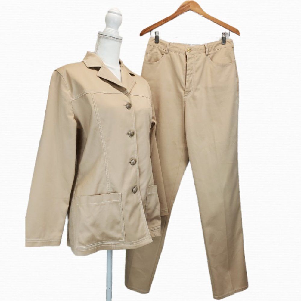St. John Sport by Marie Gray Vintage Jacket & Pants Set H-0204d2